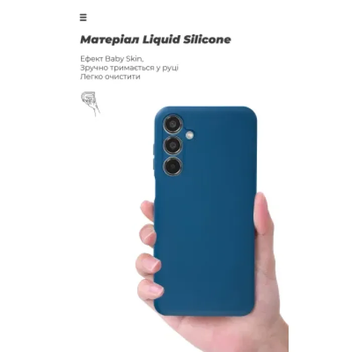 Чохол до мобільного телефона Armorstandart ICON Samsung M35 5G (M356) Camera cover Blue (ARM77973)