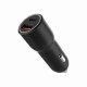 Зарядний пристрій Gembird 1xUSB-C PD20W + 1xUSB QC3.0 car adapter black (TA-UC-AC2PDQC38-CAR-01)