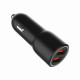 Зарядний пристрій Gembird 2xUSB QC3.0 car adapter black (TA-UC-A2QC36-CAR-01)