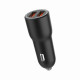 Зарядний пристрій Gembird 2xUSB QC3.0 car adapter black (TA-UC-A2QC36-CAR-01)