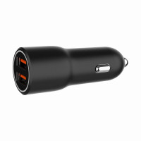 Зарядное устройство Gembird 2xUSB QC3.0 car adapter black (TA-UC-A2QC36-CAR-01)