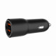 Зарядний пристрій Gembird 2xUSB QC3.0 car adapter black (TA-UC-A2QC36-CAR-01)