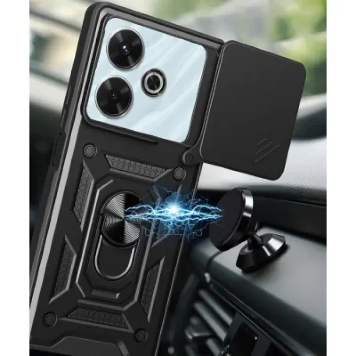 Чохол до мобільного телефона BeCover Military Xiaomi Redmi 13 Black (711551)