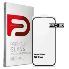 Скло захисне Armorstandart Pro 3D Apple iPhone 16 Plus Black (ARM78033)