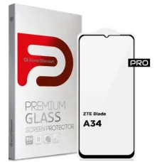 Скло захисне Armorstandart Pro ZTE Blade A34 Black (ARM78902)