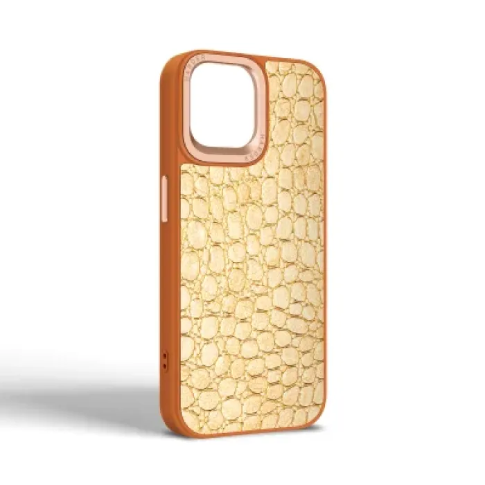 Чохол до мобільного телефона Harder Crocosaur Apple iPhone 14 Beige (ARM76715)