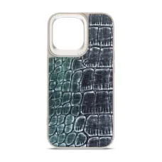 Чохол до мобільного телефона Harder Glamorous Croco Apple iPhone 14 Pro Max Grey Green (ARM76773)