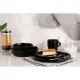 Тарілка ARDESTO Trento Dessert 20,5 см Black (AR2920TB)