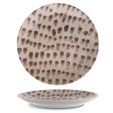 Тарілка G.Benedikt Isabelle кругла 24 см Brown Brush (ISC2124-K0016)
