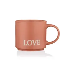 Чашка ARDESTO Love, 420мл, кераміка, помаранчевий (AR3043OR)