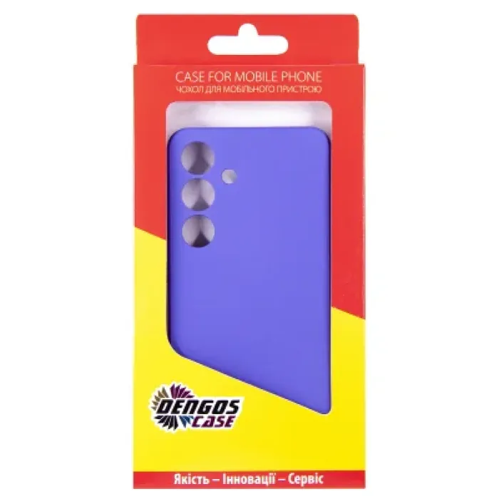 Чохол до мобільного телефона Dengos Carbon Samsung Galaxy S24+ Purple (DG-TPU-CRBN-202)