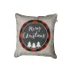 Наволочка Прованс декоративна Меry Cristmas сіра 45х45 (031692)