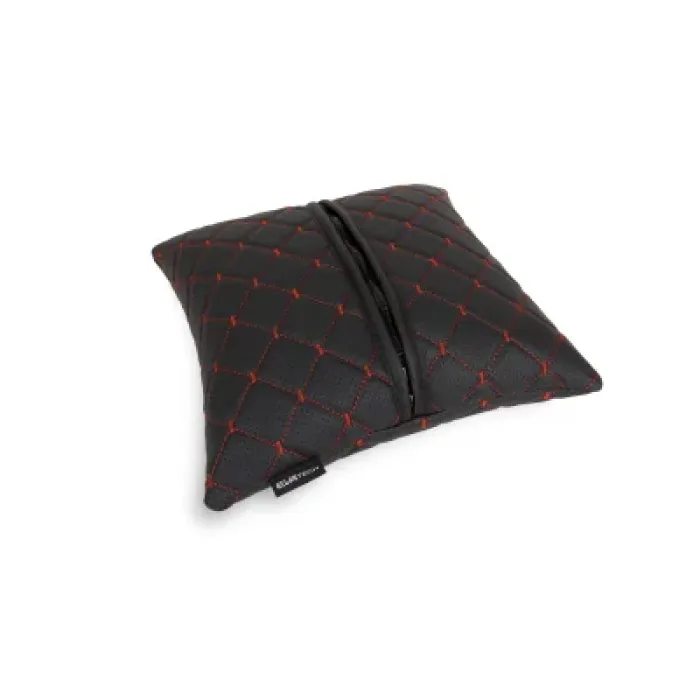 Подушка EVAtech ECO 30x30 см чорна з червоною ниткою (SPSCSBR)