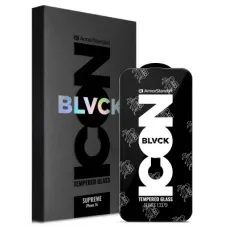 Скло захисне Armorstandart Supreme Black Icon 2.5D Apple iPhone 16 Black (ARM78035)