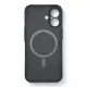 Чохол до мобільного телефона BeCover Carbonite Case (MagSafe) для Apple iPhone 16 Black (712067)