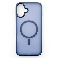 Чохол до мобільного телефона BeCover Metal Buttons Case (MagSafe) для Apple iPhone 16 Blue (712091)