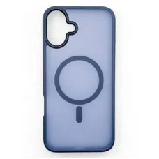 Чохол до мобільного телефона BeCover Metal Buttons Case (MagSafe) для Apple iPhone 16 Blue (712091)
