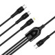 Дата кабель USB-C to Lightning + Micro 5P + USB-C 1.2m 3.0A (PD60W data) Black ColorWay (CW-CBPDU3060-BK)