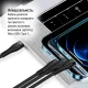Дата кабель USB-C to Lightning + Micro 5P + USB-C 1.2m 3.0A (PD60W data) Black ColorWay (CW-CBPDU3060-BK)