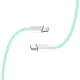 Дата кабель USB-C to Lightning 1.0m 27W green ColorWay (CW-CBPDCL061-G)