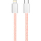 Дата кабель USB-C to Lightning 1.0m 27W pink ColorWay (CW-CBPDCL061-P)