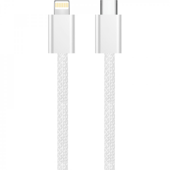 Дата кабель USB-C to Lightning 1.0m 27W grey ColorWay (CW-CBPDCL061-GR)