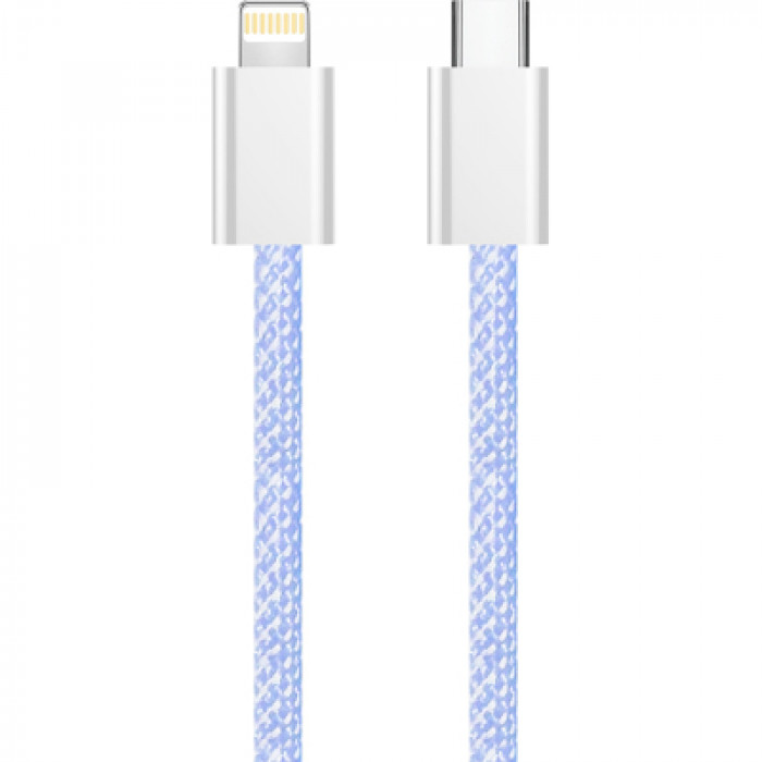 Дата кабель USB-C to Lightning 1.0m 27W purple ColorWay (CW-CBPDCL061-PU)
