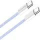 Дата USB-C кабель USB-C 1.0m 60W 3.0А purple ColorWay (CW-CBPDCC061-PU)