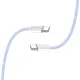 Дата USB-C кабель USB-C 1.0m 60W 3.0А purple ColorWay (CW-CBPDCC061-PU)