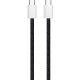 Дата кабель USB-C to USB-C 1.0m 60W 3.0А black ColorWay (CW-CBPDCC061-BK)