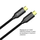 Дата USB-C кабель USB-C 1.0m USB3.2 (20Gbps 4K PD100W) Gen2 5А black ColorWay (CW-CBPDCC062-BK)