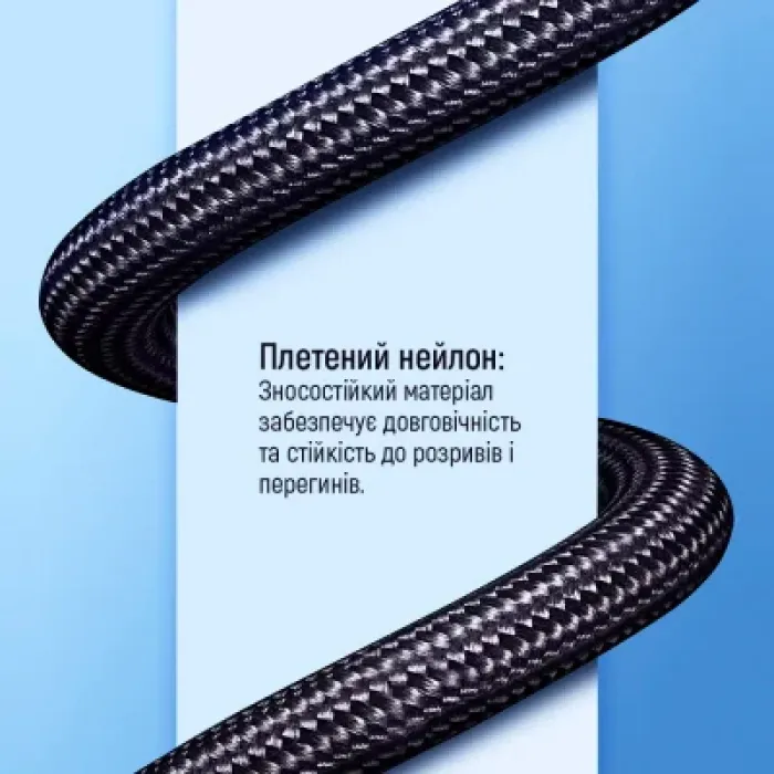 Дата USB-C кабель USB-C 1.0m USB3.2 (20Gbps 4K PD100W) Gen2 5А black ColorWay (CW-CBPDCC062-BK)
