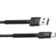 Дата кабель USB 2.0 до USB-C 1.0m 2.4А black ColorWay (CW-CBUC063-BK)