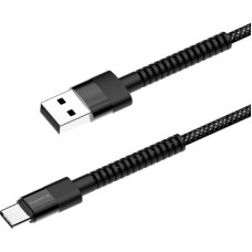 Дата кабель USB 2.0 AM to USB-C 1.0m 2.4А black ColorWay (CW-CBUC063-BK)