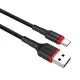 Дата кабель USB 2.0 до USB-C 1.0m 2.4А black ColorWay (CW-CBUC064-BK)