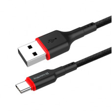 Дата кабель USB 2.0 AM to USB-C 1.0m 2.4А black ColorWay (CW-CBUC064-BK)