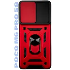 Чохол до мобільного телефона BeCover Military Poco M6 Pro 4G Red (710940)