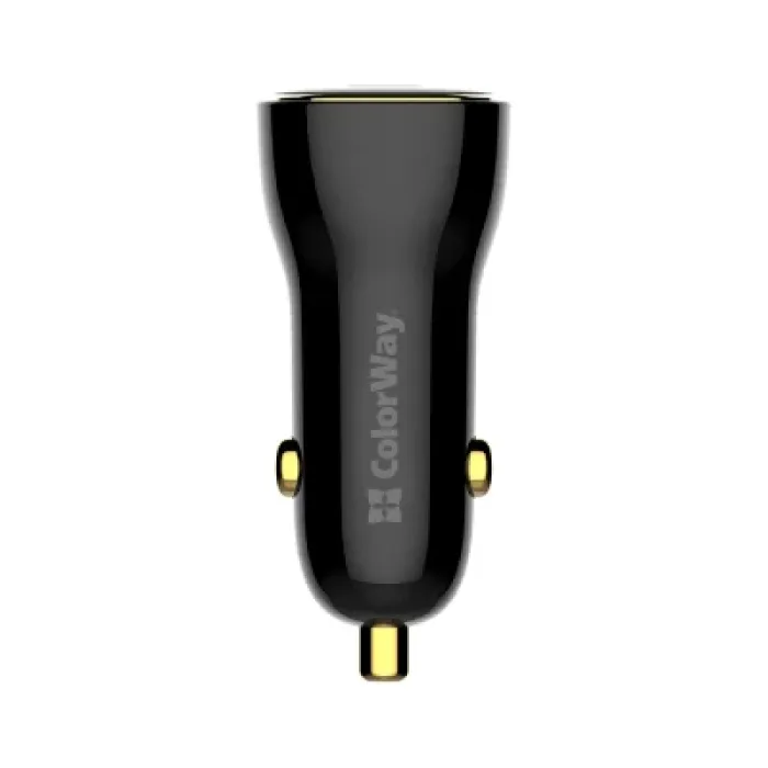 Зарядний пристрій ColorWay PowerDelivery PPS USB (USB-A + USB-C) (60W) Black (CW-CHA046PD-BK)