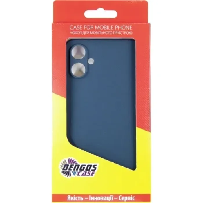 Чохол до мобільного телефона Dengos Samsung Galaxy A06 Carbon + glass (Blue) (DG-KM-114)