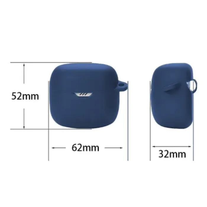 Чохол для навушників BeCover Silicon для JBL Tune Flex TWS Deep Blue (710185)