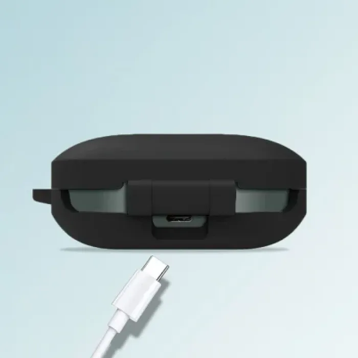 Чохол для навушників BeCover Silicon для OnePlus Buds Pro 2 Black (712016)