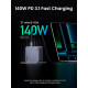 Зарядний пристрій Ugreen 4xUSB 160W (3xUSB-C + USB-A) Gan Nexode Pro X763 (25877)
