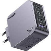 Зарядное устройство Ugreen 4xUSB 160W (3xUSB-C + USB-A) Gan Nexode Pro X763 (25877)