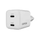 Зарядний пристрій Canyon CU35CC GaN 35W 2xPD EU White (CNS-CUW35CC)