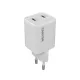 Зарядний пристрій Canyon CU35CC GaN 35W 2xPD EU White (CNS-CUW35CC)