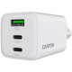 Зарядний пристрій Canyon CU65ACC GaN 65W 2xPD 1xQC EU White (CNS-CUW65ACC)