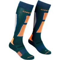 Шкарпетки Ortovox Ski Rock'n'Wool Long Socks Mns pacific green - 45-47 - синій/зелений (025.001.0121)