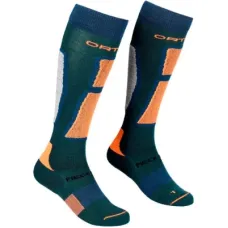 Шкарпетки Ortovox Ski Rock'n'Wool Long Socks Mns pacific green - 45-47 - синій/зелений (025.001.0121)
