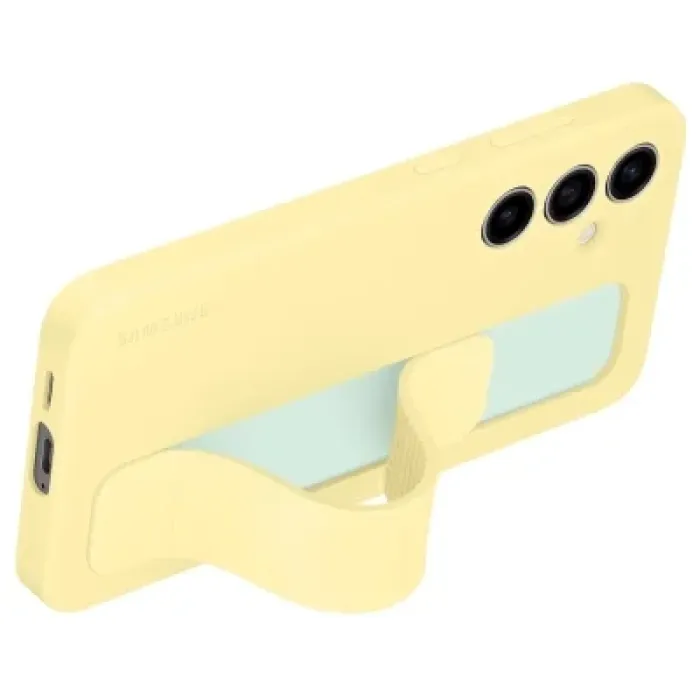 Чохол до мобільного телефона Samsung Standing Grip Case Samsung Galaxy S24 FE Yellow (EF-GS721CYEGWW)