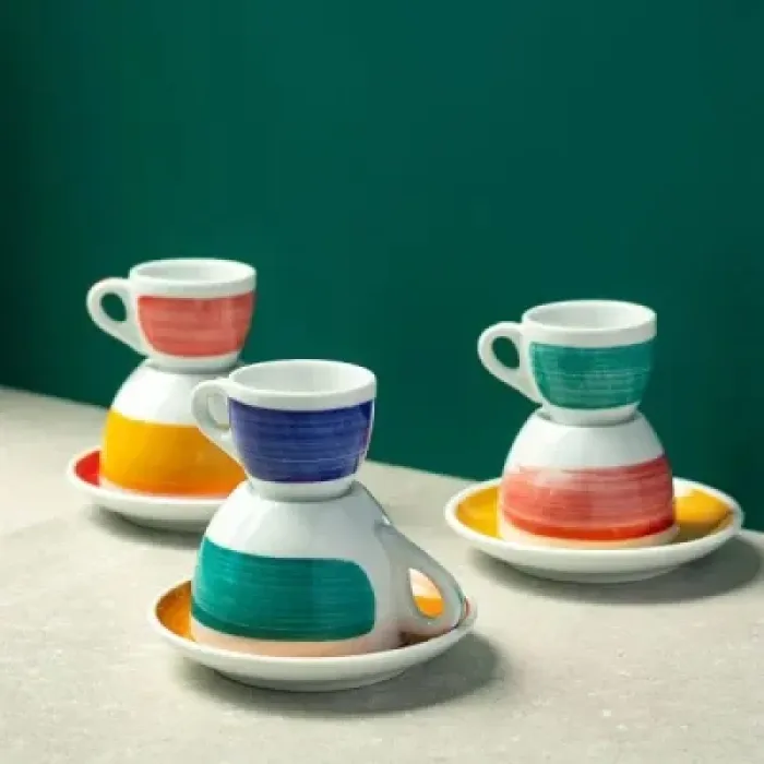 Чашка Ancap espresso 75 мл, серія Verona Millecolori Red (35111)